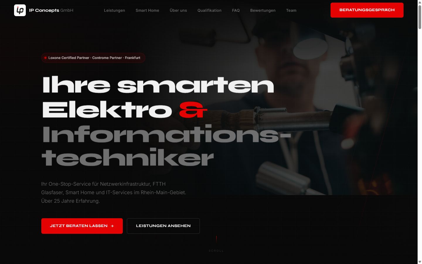 Die von K&H neu gebaute IPConcepts-Website